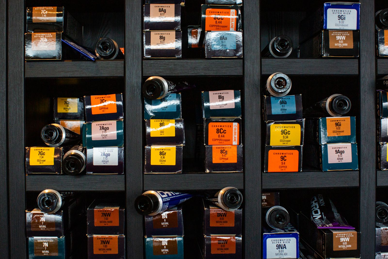 Salon product wall